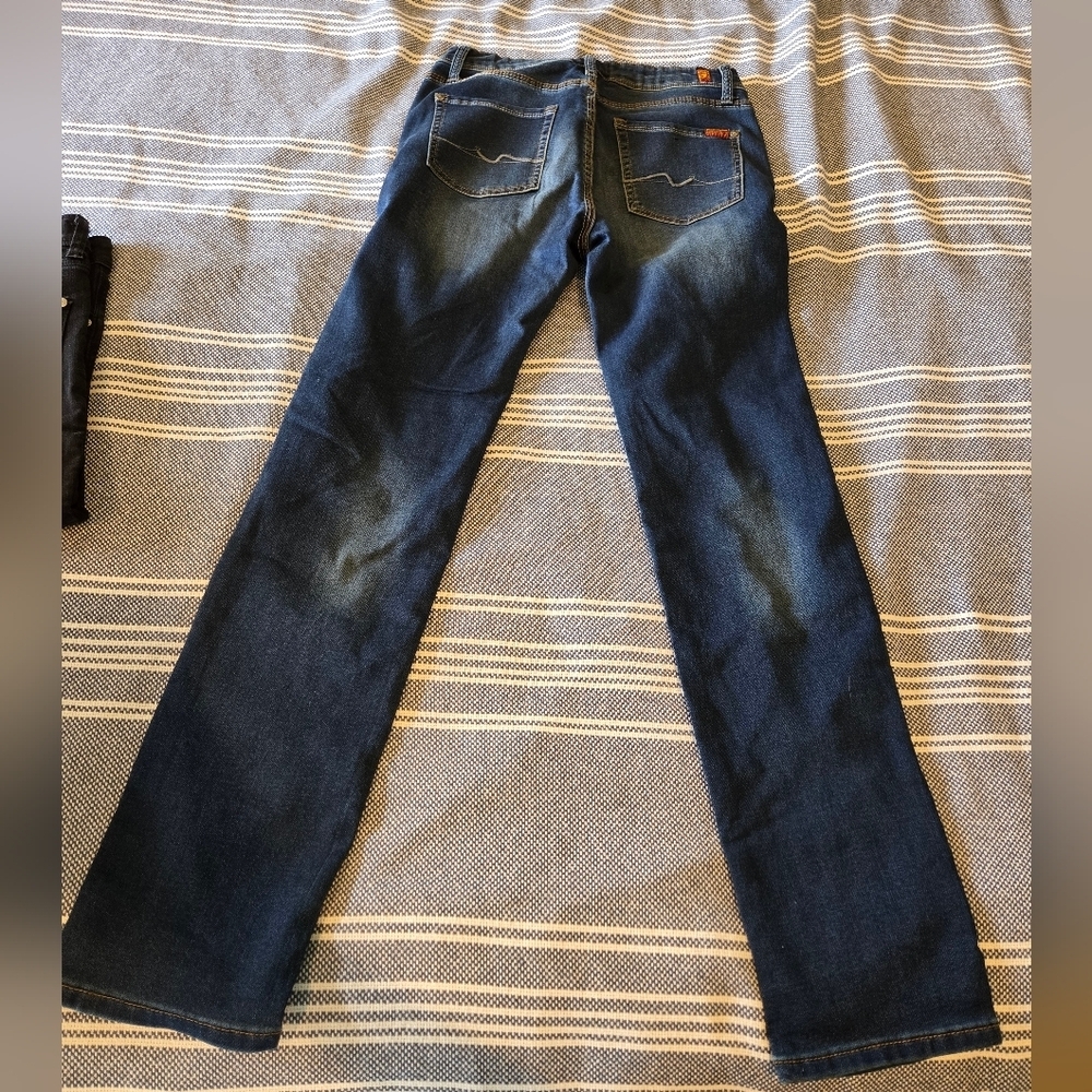 Seven For All Mankind Youth Slimmy Jean 16 Boy Adjustable Waist Soft Comfy EUC - Picture 4 of 7
